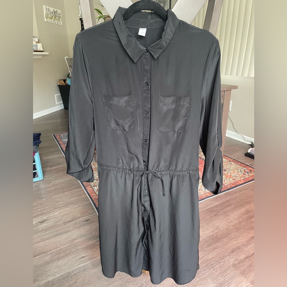 Old Navy Long Sleeve Collared Dress